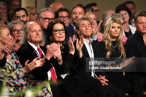 Nana Mouskouri and her husband Andre Chapelle and Peter Maffay and his girlfriend Hendrikje Balsmeyer during the European Culture Awards TAURUS 2018...
