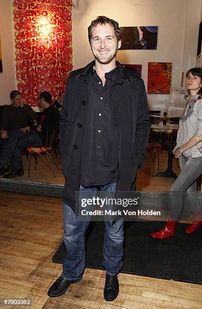 Actor Josh Lucas attends the opening night of "Raven O: One Night with You" at the Bleeker Street Theatre on February 23, 2010 in New York City.