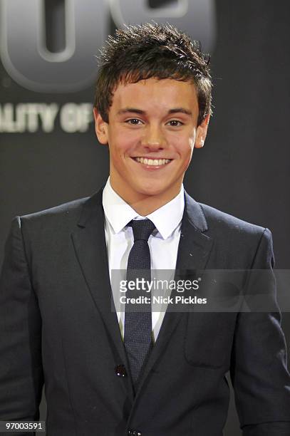 Tom Daley attends the BBC Sports Personality Of The Year Awards at Sheffield Arena on December 13, 2009 in Sheffield, England.