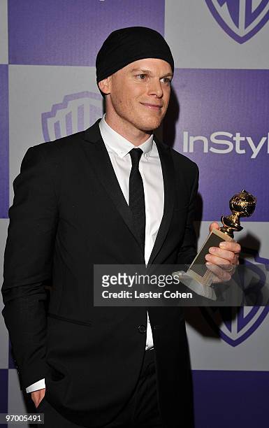 Actor Michael C. Hall attends the InStyle and Warner Bros. 67th Annual Golden Globes post party held at the Oasis Courtyard at The Beverly Hilton...