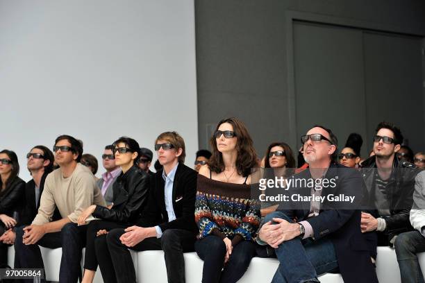 General view is seen during the Burberry Prorsum 2010 womenswear show in 3D held at Milk Studios on February 23, 2010 in Los Angeles, California.