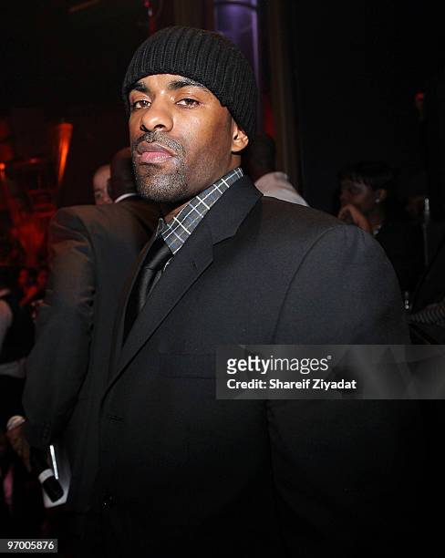Clue attends Juelz Santana's birthday party at M2 Ultra Lounge on February 22, 2010 in New York City.