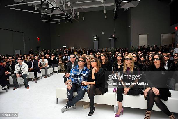General view is seen during the Burberry Prorsum 2010 womenswear show in 3D held at Milk Studios on February 23, 2010 in Los Angeles, California.