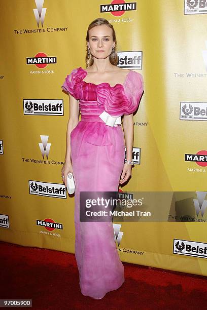 Diane Kruger arrives to The Weinstein Company - 2010 Golden Globes Afterparty held at Bar 210 inside The Beverly Hilton Hotel on January 17, 2010 in...