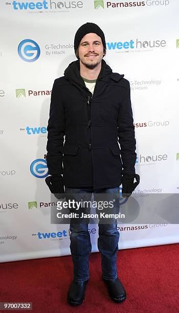 Actor Jason Ritter attends the Smashbox Tweet House on January 23, 2010 in Park City, Utah.