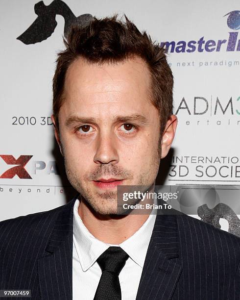 Honoree Giovanni Ribisi attends the International 3D Society "Lumiere Award" presentation at Mann Chinese 6 on February 23, 2010 in Los Angeles,...