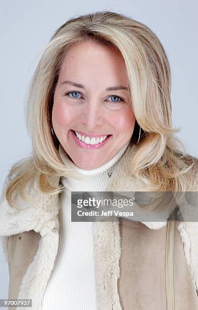 Valerie Plame Wilson poses for a portrait during the 2010 Sundance Film Festival held at the WireImage Portrait Studio at The Lift on January 25,...