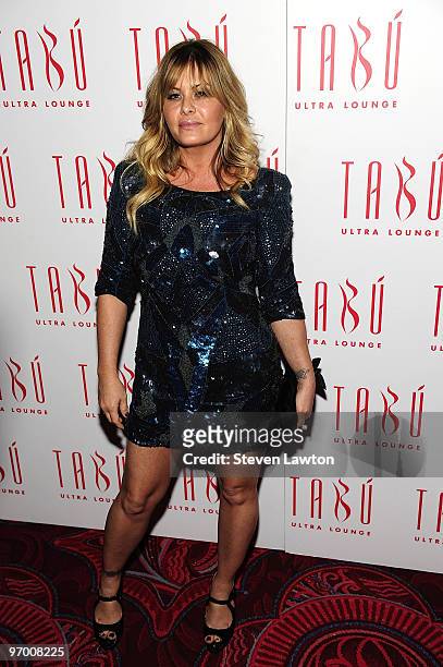Actress Nicole Eggert arrives to host a night at Tabu Ultra Lounge at MGM Grand on January 30, 2010 in Las Vegas, Nevada.