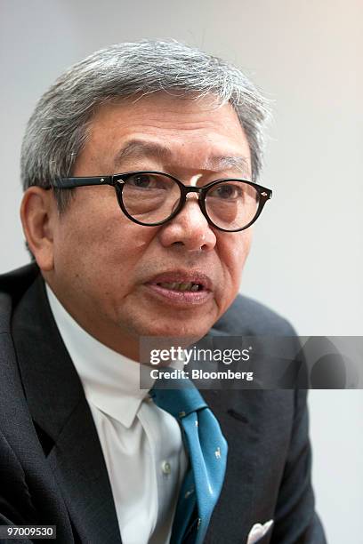 Willie Fung, chairman of Top Form International Ltd., speaks during an interview, in Hong Kong, China, on Tuesday, Feb. 23, 2010. Top Form...