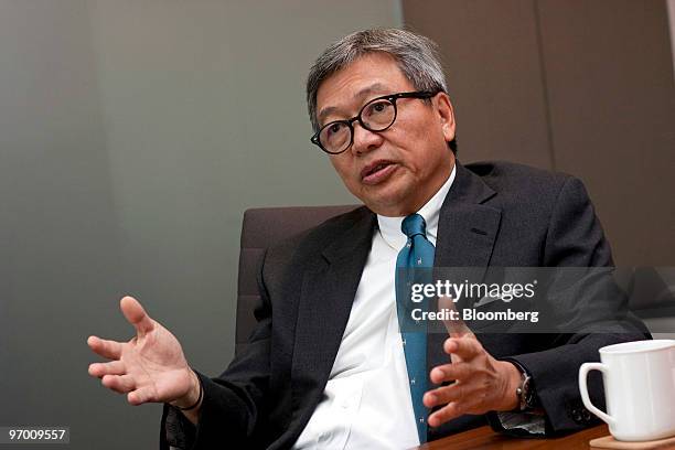 Willie Fung, chairman of Top Form International Ltd., speaks during an interview, in Hong Kong, China, on Tuesday, Feb. 23, 2010. Top Form...