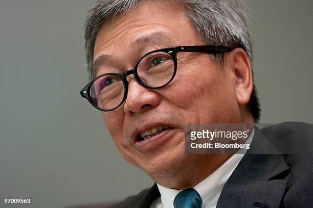 Willie Fung, chairman of Top Form International Ltd., speaks during an interview, in Hong Kong, China, on Tuesday, Feb. 23, 2010. Top Form...