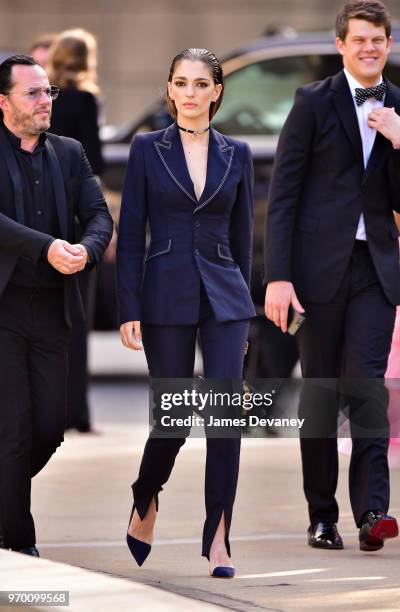 Sofia Sanchez de Betak arrives to the 2018 CFDA Fashion Awards at Brooklyn Museum on June 4, 2018 in New York City.