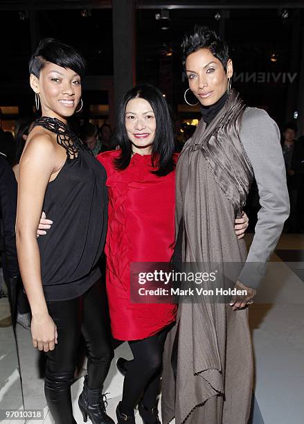 Bria Murphy Vivienne Tam, Model Nicole Murphy attend Vivienne Tam Fall 2010 during Mercedes-Benz Fashion Week at on February 13, 2010 in New York...