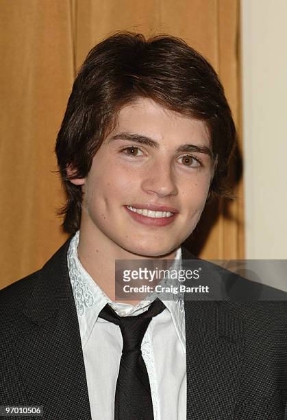 Gregg Sulkin arrives at the 18th Annual Movieguide Awards Gala on February 23, 2010 in Beverly Hills, California.