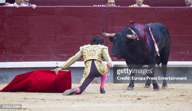 Cayetano Rivera during San Isidro Fair at Las Ventas bullring on June 1, 2018 in Madrid, Spain.