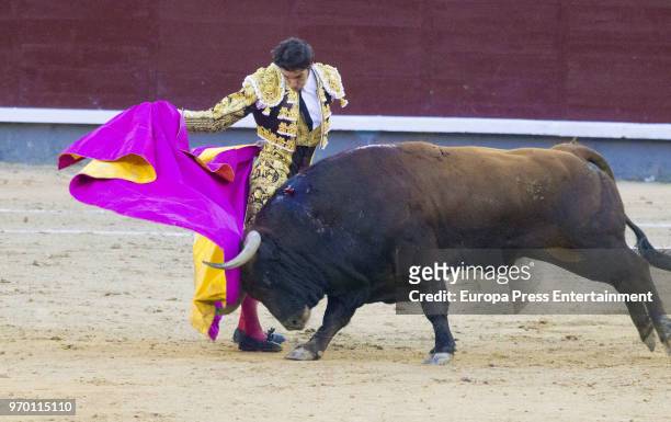 Cayetano Rivera during San Isidro Fair at Las Ventas bullring on June 1, 2018 in Madrid, Spain.