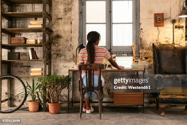 Desk Back View Photos and Premium High Res Pictures - Getty Images