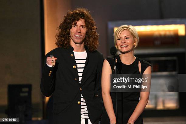 Shaun White and Elisha Cuthbert