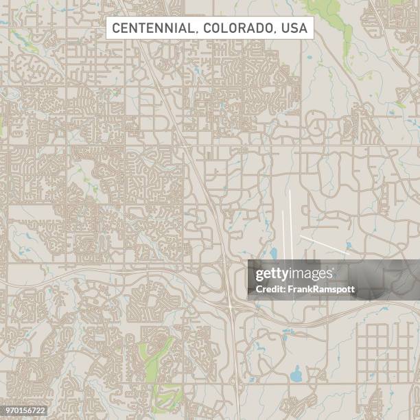 Map Centennial Colorado Centennial Colorado Us City Street Map 