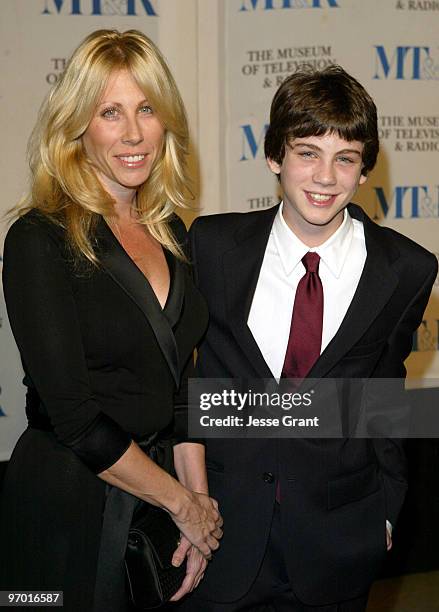 Logan Lerman and mother