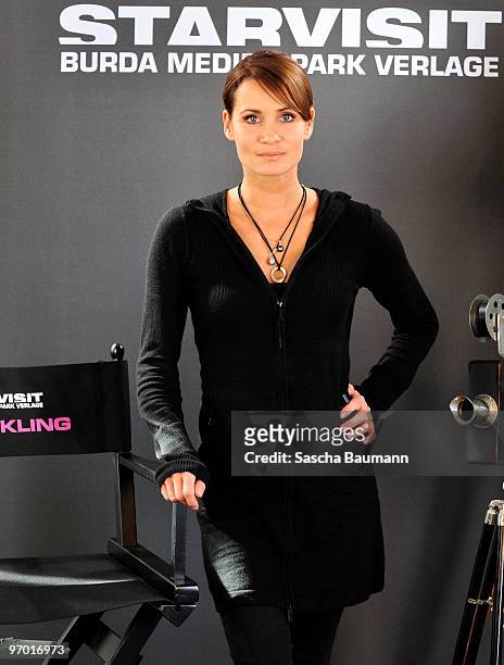 Actor Anja Kling attends the STARVISIT at the Burda Medien Park Verlage on February 24, 2010 in Offenburg, Germany.