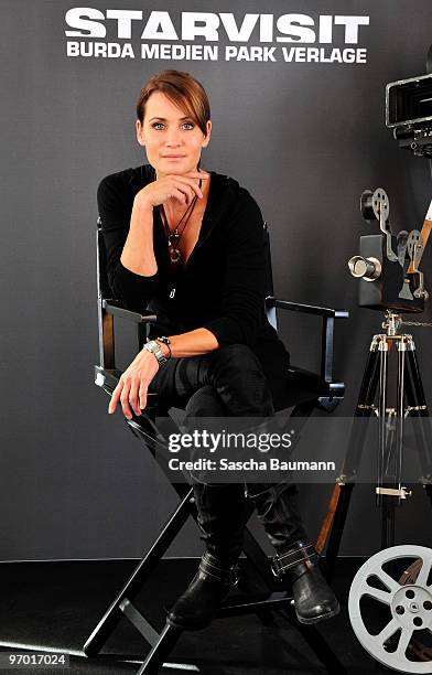 Actor Anja Kling attends the STARVISIT at the Burda Medien Park Verlage on February 24, 2010 in Offenburg, Germany.