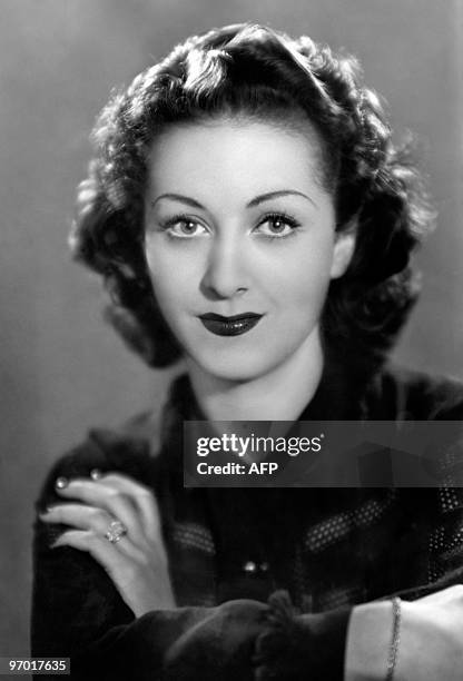 Picture released on Septembre 7, 1937 of French actress Danielle Darrieux.