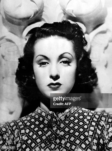 Picture taken in the 30s of French actress Danielle Darrieux.