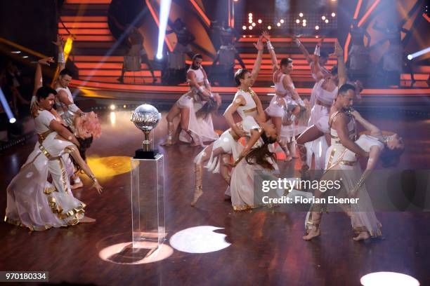 General view with Judith Williams and Erich Klann, Ingolf Lueck;Ekaterina Leonova and Barbara Meier;Sergiu Luca during the finals of the 11th season...