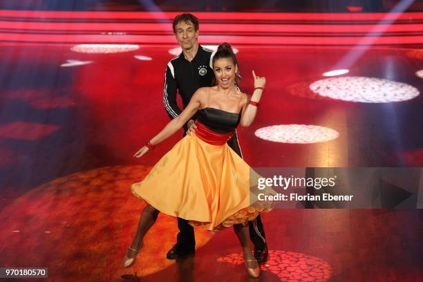 Ingolf Lueck and Ekaterina Leonova during the finals of the 11th season of the television competition 'Let's Dance' on June 8, 2018 in Cologne,...