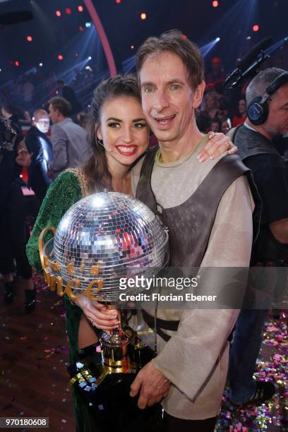 Ingolf Lueck and Ekaterina Leonova during the finals of the 11th season of the television competition 'Let's Dance' on June 8, 2018 in Cologne,...