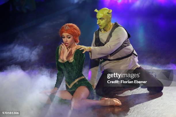 Ingolf Lueck and Ekaterina Leonova during the finals of the 11th season of the television competition 'Let's Dance' on June 8, 2018 in Cologne,...