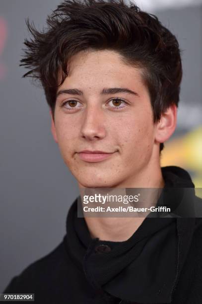 Actor Milo Manheim attends the World Premiere of Disney and Pixar's 'Incredibles 2' on June 5, 2018 in Los Angeles, California.