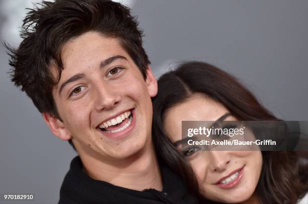Actor Milo Manheim and Holiday Kriegel attend the World Premiere of Disney and Pixar's 'Incredibles 2' on June 5, 2018 in Los Angeles, California.