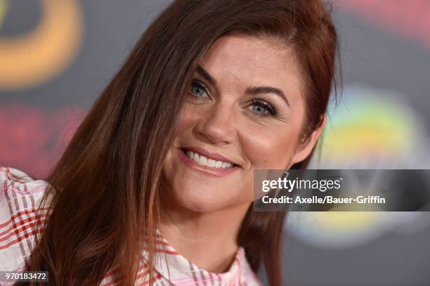 Actress Tiffani Thiessen attends the World Premiere of Disney and Pixar's 'Incredibles 2' on June 5, 2018 in Los Angeles, California.