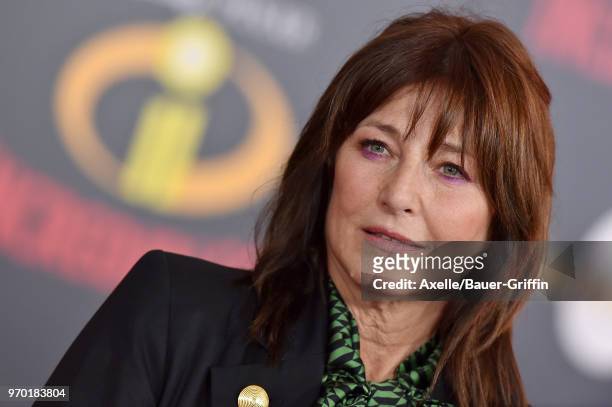Actress Catherine Keener attends the World Premiere of Disney and Pixar's 'Incredibles 2' on June 5, 2018 in Los Angeles, California.
