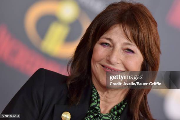 Actress Catherine Keener attends the World Premiere of Disney and Pixar's 'Incredibles 2' on June 5, 2018 in Los Angeles, California.