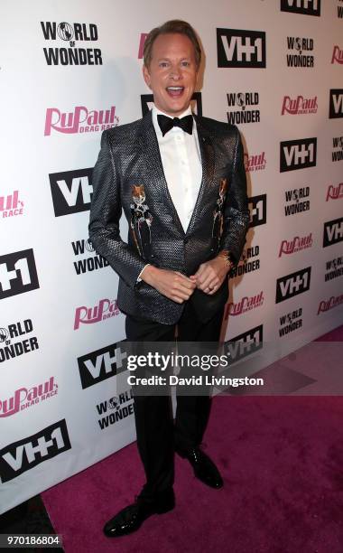 Personality Carson Kressley attends VH1's "RuPaul's Drag Race" Season 10 Finale at The Theatre at Ace Hotel on June 8, 2018 in Los Angeles,...