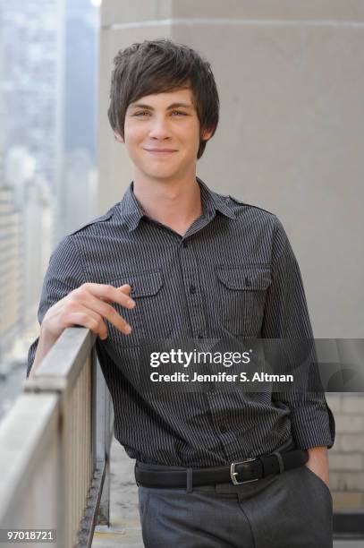 Actor Logan Lerman is photographed in New York for the Los Angeles Times.