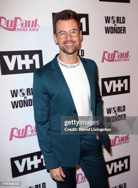 Personality Brad Goreski attends VH1's "RuPaul's Drag Race" Season 10 Finale at The Theatre at Ace Hotel on June 8, 2018 in Los Angeles, California.