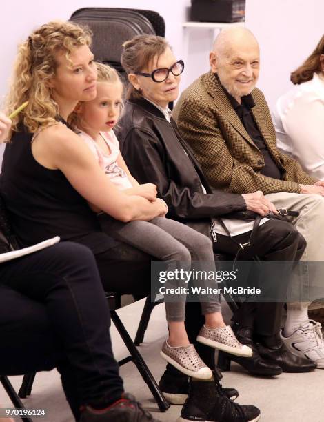 Barbara Siman, Charles Strouse and family during the Children's Theatre of Cincinnati presentation for composer Charles Strouse of 'Superman The...