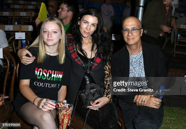 Jimmy Iovine, Skyla Sanders, Liberty Ross arrives at the Moschino Spring/Summer 19 Menswear And Women's Resort Collection at Los Angeles Equestrian...