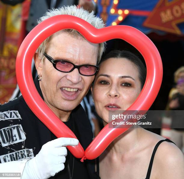 Billy Idol;China Chow arrives at the Moschino Spring/Summer 19 Menswear And Women's Resort Collection at Los Angeles Equestrian Center on June 8,...