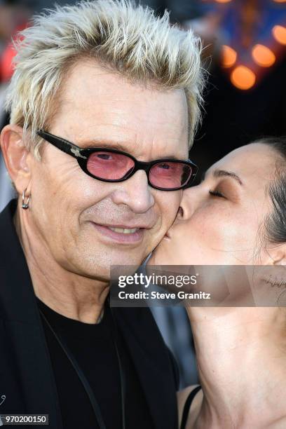 Billy Idol;China Chow arrives at the Moschino Spring/Summer 19 Menswear And Women's Resort Collection at Los Angeles Equestrian Center on June 8,...