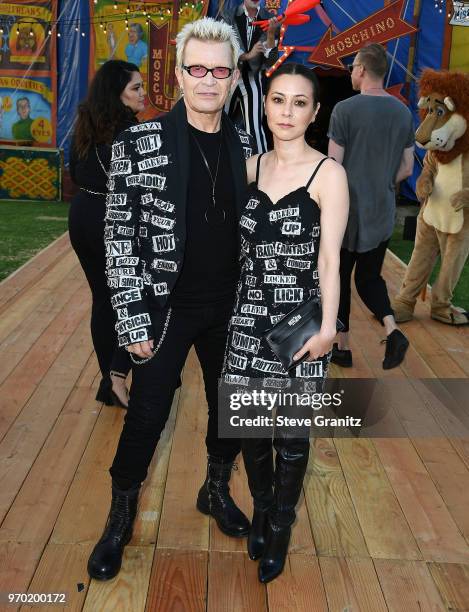 Billy Idol;China Chow arrives at the Moschino Spring/Summer 19 Menswear And Women's Resort Collection at Los Angeles Equestrian Center on June 8,...