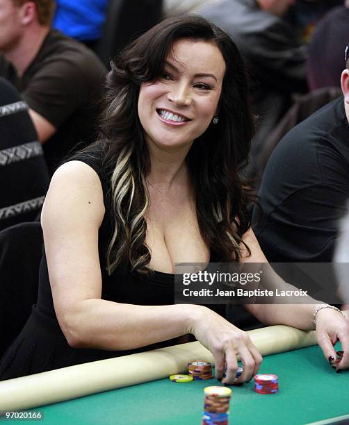 Jennifer Tilly attends the 8th Annual World Poker Tour Invitational at Commerce Casino on February 20, 2010 in City of Commerce, California.