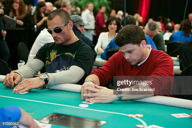 Jerry Ferrara attends the 8th Annual WPT Celebrity Invitational Poker Tournament at Commerce Casino on February 20, 2010 in City of Commerce,...