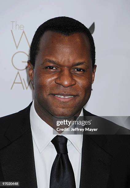 Writer Geoffrey Fletcher arrives at the 2010 Writers Guild Awards held at Hyatt Regency Century Plaza Hotel on February 20, 2010 in Los Angeles,...