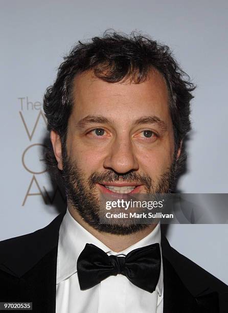 Writer/Director/Producer Judd Apatow arrives at the 2010 Writers Guild Awards held at the Hyatt Regency Century Plaza on February 20, 2010 in Century...