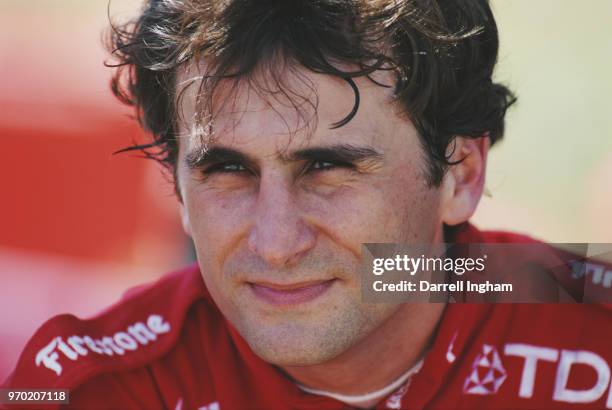 Alex Zanardi of Italy and driver of the Target Chip Ganassi Racing Reynard 97i during the Championship Auto Racing Teams 1996 PPG Indy Car World...